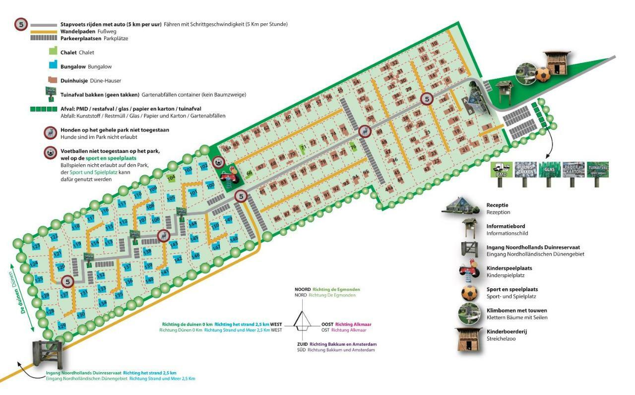 Bungalows – Bungalowpark Mooyeveld – Uniek gelegen in de duinen! Egmond-Binnen Exterior foto
